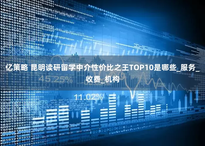亿策略 昆明读研留学中介性价比之王TOP10是哪些_服务_收费_机构